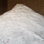Bulk salt - about 2,200 lbs. per yard.